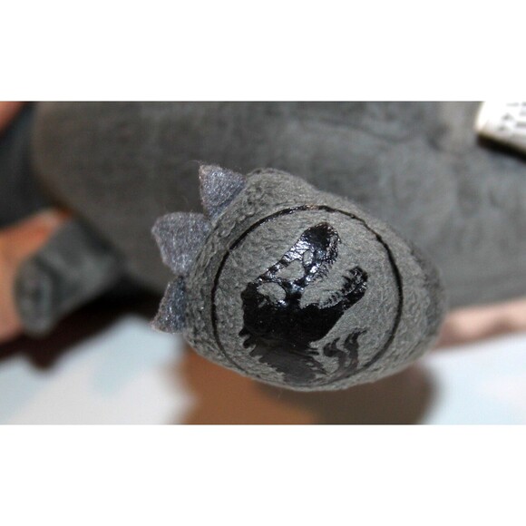 Jurassic World Mini Dinosaur Plush T Rex 7 Inch Stuffed Animal Gray Red Kids Toy - Picture 6 of 7